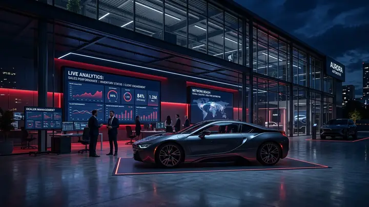 Concesionario automotriz con estrategia digital